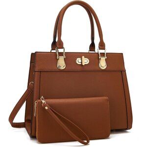 Purse Set Women Tote Handbag Shoulder Bag Top Handle Satchel Work Bag Crossbody